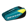 Dunlop SX-Club 6 Racquet Bag Teal/Black/Yellow