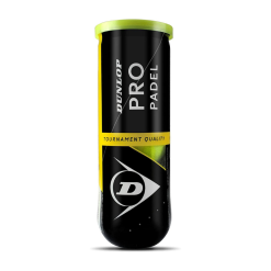 Dunlop Pro Padel Balls (Can of 3)
