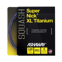 Ashaway SuperNick Ti 1.25mm Squash String  Strung Set