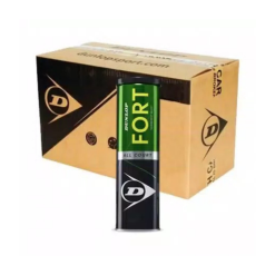 Dunlop Fort All Court Tennis Balls - High Altitude (Case of 24 Cans)