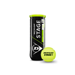 Dunlop Stage 1 Green Dot Tennis Balls - Per Can