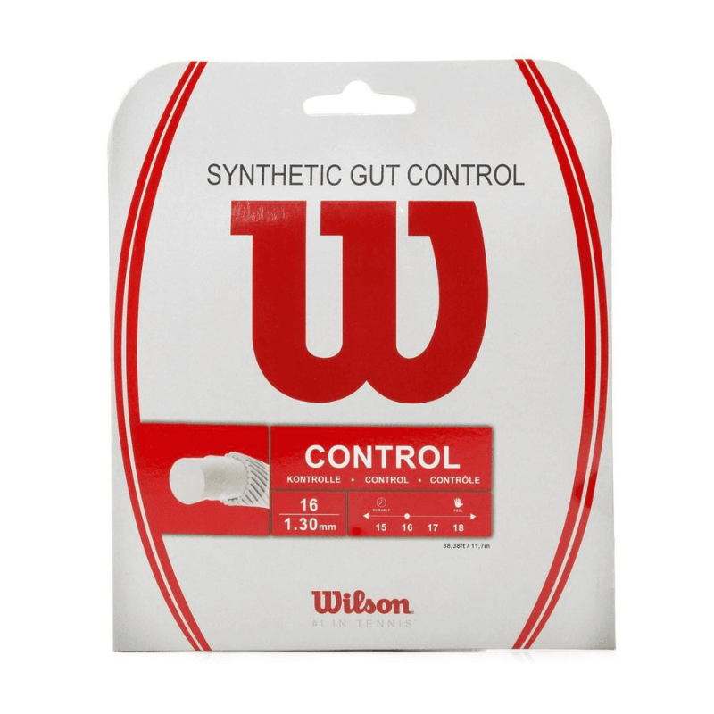 Wilson Synthetic Gut 1.30 Tennis String Strung Set